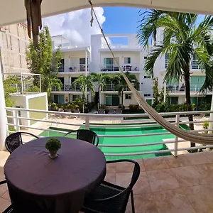 Poolside Tranquil In , Playa del Carmen Mexico
